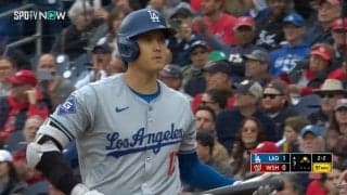 大谷翔平、自分にイラッ！とんでもないボール球を空振りした直後に「イーッ！」な顔