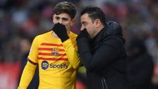 チャビ監督の続投にガビ歓喜！ 復帰へのモチベーションに