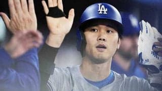 大谷翔平7号の裏でまさかの珍光景「面白すぎる」　背後から近付く“敵”に日米爆笑