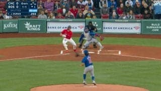 球場騒然！カブス・今永昇太のボールで“異変”が起きた…！？　打者が走るのをやめた… リアクションがヤバすぎると話題に 「魔球かな」「バット折りにきた？」