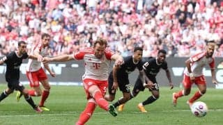 ケインのドッペルパックでバイエルンがフランクフルトに競り勝つ、CLマドリー戦に弾み【ブンデスリーガ】