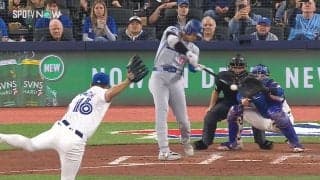 こんな打球見たことない…大谷翔平の超速ヒット 相手選手に当たらなかったことを安堵する声が出る異例事態「絶対に避けられない」