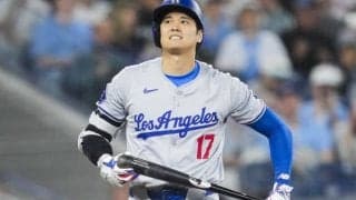 大谷翔平が大飛球を好捕される「長打を阻んだ」ブ軍中堅手を米メディア絶賛　8回は好機に凡退し得点圏打率「.176」に