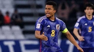 「狙っているのはアジアの頂点」パリ五輪出場決定も前を見るキャプテン・藤田譲瑠チマ、2アシストには「2人に感謝」とスコアラーを称える