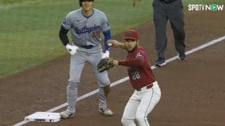 大谷翔平の快足だから生まれたギリギリのプレー！ 三塁線で起こった好守とのせめぎ合い