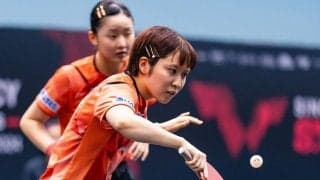 パリ五輪でのコンビ結成へ平野美宇、張本美和の快進撃なるか　関門は“韓国最強ぺア”が待ち受ける準決勝か【サウジスマッシュ】