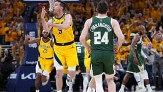 ガード陣躍動のペイサーズがカンファレンス準決勝へ…ヤニスを欠いたバックスは今季終了