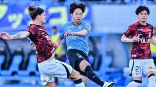 【川崎、6戦ぶり勝利の裏にあった試合前日の青空決起集会。負傷者も集合して一つにした気持ち(1)】佐々木旭が前日の居残り練習で掴んだ感覚がもたらした会心のゴラッソ