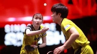 早田ひな、“日本のエース”は単複での中国勢撃破なるか　張本智和との混合ダブルスでは世界1位と対戦も【サウジスマッシュ】