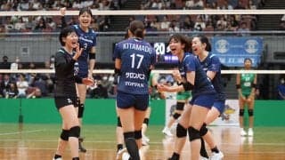 黒鷲旗　V1チームが勝ち上がり、男女ベスト4が出そろう
