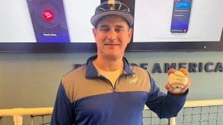 大谷翔平のHRキャッチは“自身6本目”　熱狂的ド軍ファンも大喜び「キープするよ」