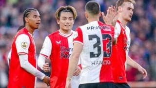 フェイエノールト上田綺世が2戦連発！　PK失敗も待望のホーム初弾で5発快勝に導く