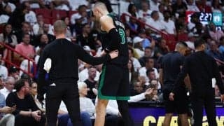 ヒートとの第5戦を欠場したセルティックスのポルジンギスはイースト準決勝を全休か？