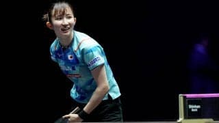 早田ひな、鼻血のハプニングで中断も最後は笑顔　エースがリオ五輪銅のペンホルダー下し16強入り【サウジスマッシュ】