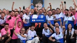 「メルセデスを抑えてフィニッシュ」角田裕毅、絶妙ピットインが奏功した7位入賞を欧州メディアが称賛！首脳陣も高く評価