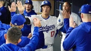 大谷翔平は「2番・DH」　HR＆打率メジャートップ…今季初の3戦連発なるか、スタメン発表