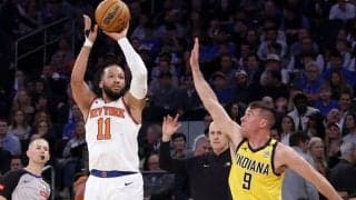 ニックスがペイサーズに先勝…ブランソンがジョーダン以来初の4戦連続40得点超え