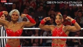 筋肉女子最恐タッグ、日本人女子レスラーをまるで“物扱い” 高すぎるリフト技に「ひどい」「かわいそ」悲痛な声