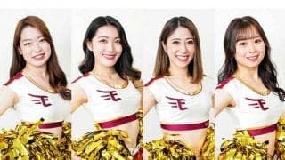 美容部員から“転身”　特技はモノマネ、人生最後の食事は「鰹のタタキ」…楽天のチア紹介