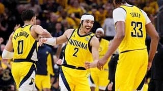 ペイサーズが反撃の1勝、ニックスをホームで下す…ネムハードが土壇場で3ポイント炸裂