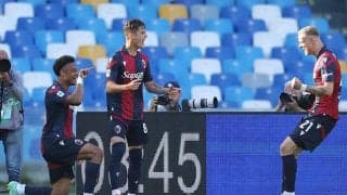 ナポリ撃破のボローニャがCL出場へ大きく近づく【セリエA】