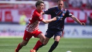 「これはエグい！」「すげーヘッド」堂安律がブンデスハイいとなる6点目は完璧ダイビングヘッド「これはお見事」