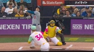 放送事故レベル！ 大谷翔平、中継カメラがとらえたヤバすぎる瞬間　明らかにおかしい… 人間離れした“ド迫力のフルスイング”にファン騒然 「風圧すごそう」「当たったら確実に着弾」