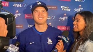 大谷翔平、腰の張りは“軽傷”「まぁ大事をとって」　前日に違和感…ダル再戦ならず無念