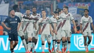 10人のボーフムに5発圧勝のレバークーゼンがシーズン無敗優勝に王手！浅野は退場者の影響で途中交代に【ブンデスリーガ】