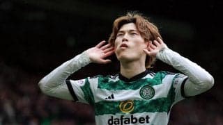 古橋亨梧のダービーでのミドルが年間最優秀ゴールに選出！ チーム得点王は2年連続で受賞