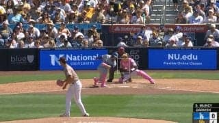 一体、何が起きた…！？ ダルビッシュ、もはや意味不明　打者が膝から崩れ落ちた… ありえない落差の“魔球”がエグすぎると話題に「これは打てない」「恐ろしい幻惑投球」