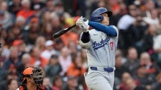【MLB】「オオタニがライバル関係のなかで名を残す」大谷翔平がジ軍相手に大爆発　スプラッシュヒット寸前の12号を指揮官絶賛