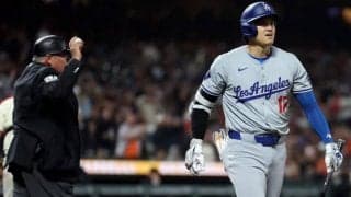 “明かな誤審”に不満爆発！ 大谷翔平の球審への態度に米記者も驚き「オオタニが判定に反応するのはあまりない」
