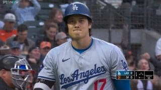 大谷翔平じゃなければ激怒レベル“不可解判定”で見逃し三振 直後に見せた超不満顔＆イラッと球審二度見「これは怒り谷」