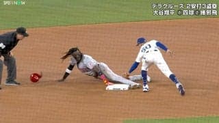 大谷翔平の前で“怪物”が驚異の1試合4盗塁！ 三盗2つで早くも30盗塁到達…年間100盗塁超えペースの“爆速”が話題に