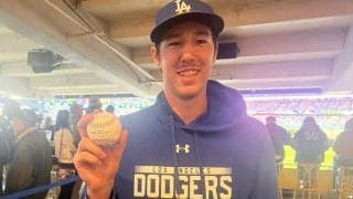 大谷13号、捕ったのは“二刀流”大学生　大谷の日の一発に衝撃「信じられない偶然」