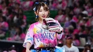 ふりふりスカートの1球が「激かわ」　ピンクが映えるポニーテールに「ときめいた」