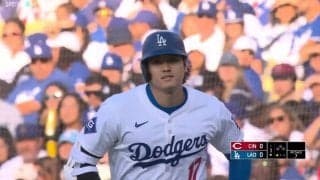 全部あと一歩…内野ゴロ3つも大谷翔平の快足が生んだ間一髪の連続シーン 常に全力疾走で相手野手には猛プレッシャー