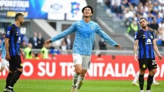 鎌田が王者インテル相手に左足ミドル弾、ラツィオは終盤被弾で痛いドロー【セリエA】