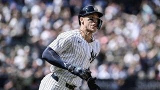 ヤ軍ジャッジ、大谷翔平に並ぶ13号　5月7本目…片手1本の“変態弾”に球場騒然