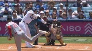 メジャーは広い…大谷翔平すら“着払い”に…世界屈指の剛腕に振り遅れまくり＆簡単に三振に打ち取られる圧巻の一コマ 解説者まで「うおっ！」