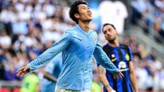 鎌田大地、王者インテル相手の鮮烈ゴールに賛辞止まず！トゥドール監督も高評価「非常に良いプレーをした」