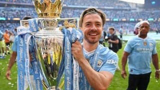 「さすがだな」「可愛いぞ」4連覇祝うセレモニーでグリーリッシュがお茶目な姿！ まさかの“暴発”にきょとん顔