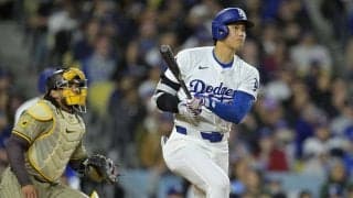 【MLB】大谷翔平、反撃の口火切る“165キロ”右前タイムリーでマルチ安打＆2盗塁　「この男から目を離してはいけない」