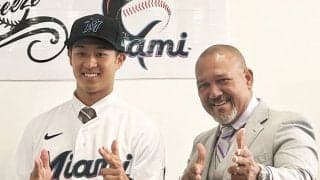 カープ戦力外→マーリンズとマイナー契約 中村来生は「２％」の狭き門をくぐり抜けメジャー昇格を目指す