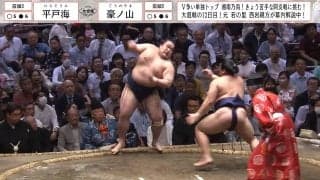 力士が土俵際で見せた“スゴイ”表情「顔芸はずるいw」「これはガチ」反響相次いだ白熱の瞬間