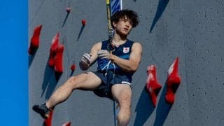 日本の大政涼は14位。「オリンピック予選シリーズ 上海大会」スポーツクライミング スピード種目