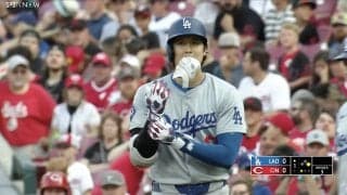 大谷翔平 5打数無安打1打点&6戦ノーアーチ、打率.340で首位打者陥落も　5打席目は好機で凡退し悔しい表情見せる…ドジャースは3連敗