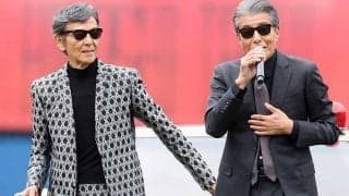 72歳の“完璧投球”に場内どよめき　選手もビックリの軽やかフォーム…チアも雰囲気一変