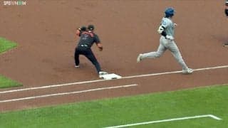 「足はやっ」「肩がつえぇ」大谷翔平の“爆速”vs怪物デラクルーズの“爆肩”　規格外すぎる身体能力対決にファン驚愕